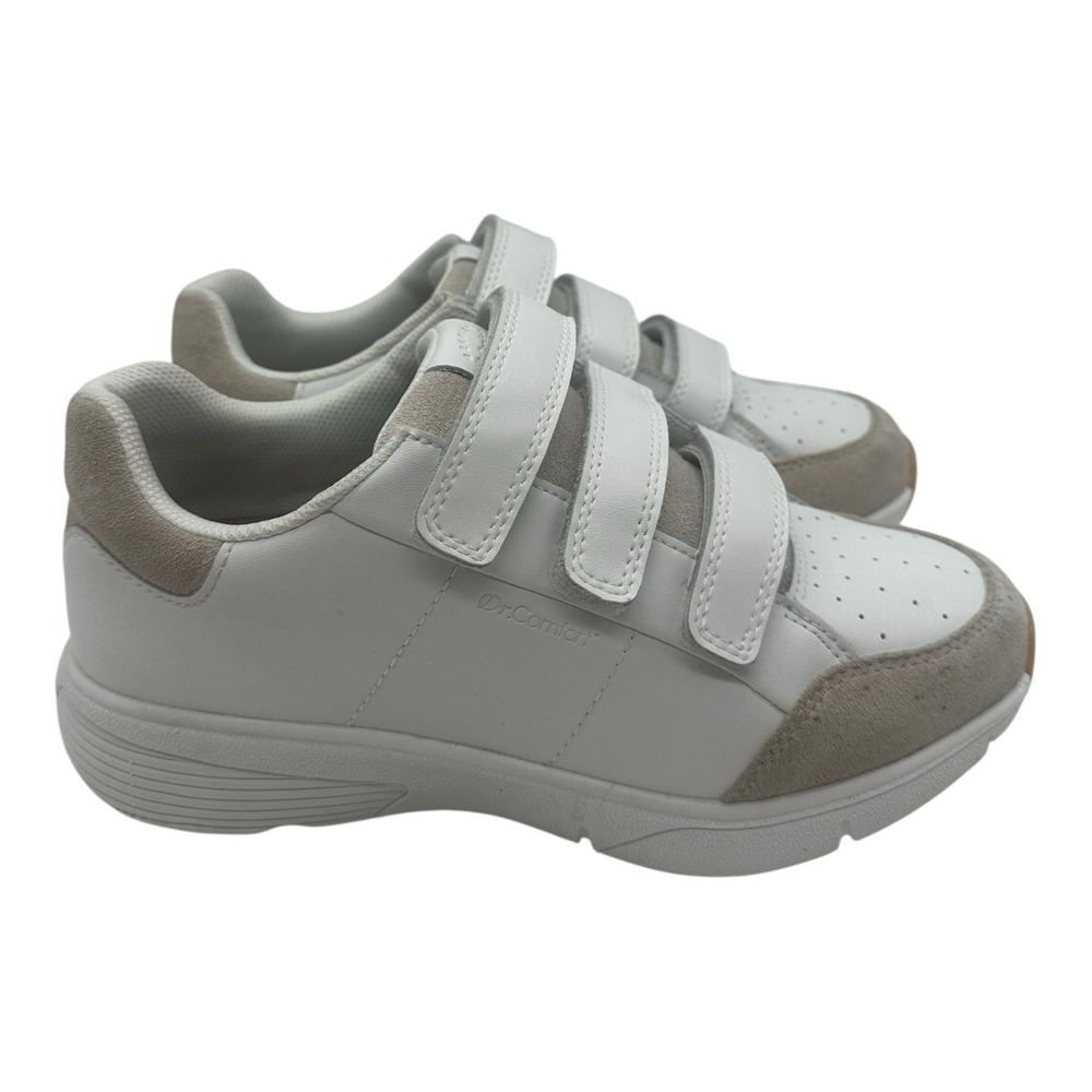 Dr Comfort‎ Angela Shoes Womens Sz 10.5 W WIDE White Orthopedic Walking Sneakers